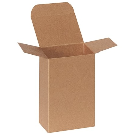 Bsc Preferred 3-1/2 x 2-1/2 x 5-1/2'' Kraft Reverse Tuck Folding Cartons, 250PK RTD5